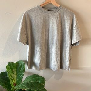Topshop Oversized T-Shirt Grey